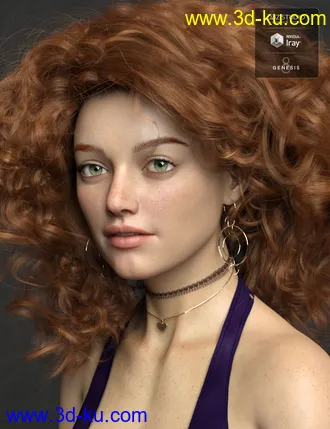 3D打印模型Bellerose HD for Genesis 8 Female的图片