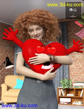 3D打印模型Bellerose HD for Genesis 8 Female的图片