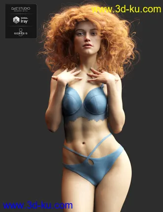 3D打印模型Bellerose HD for Genesis 8 Female的图片