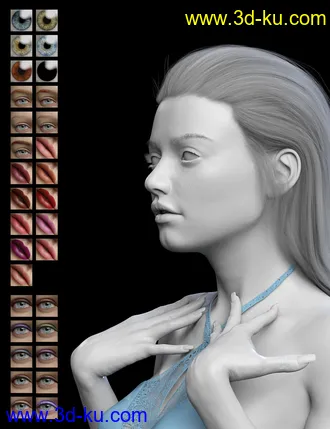 3D打印模型Bellerose HD for Genesis 8 Female的图片