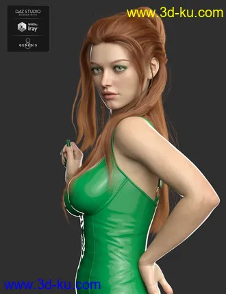 3D打印模型Bellerose HD for Genesis 8 Female的图片