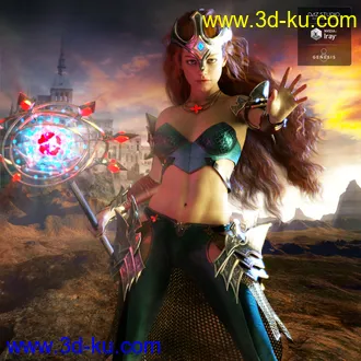 3D打印模型Bellerose HD for Genesis 8 Female的图片