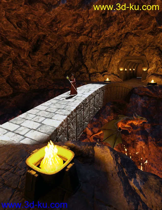 Beneath Fire Mountain模型的图片4