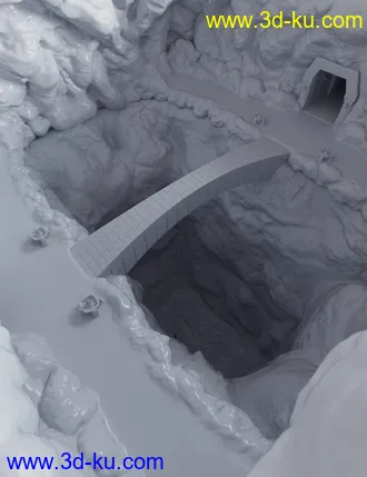 3D打印模型Beneath Fire Mountain的图片