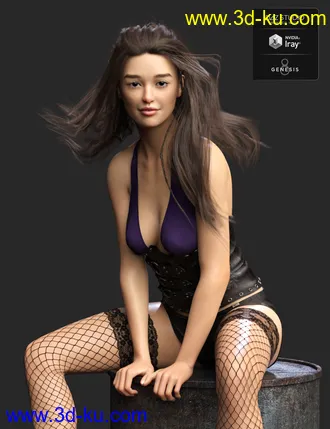 3D打印模型Bess HD for Genesis 8 Female的图片