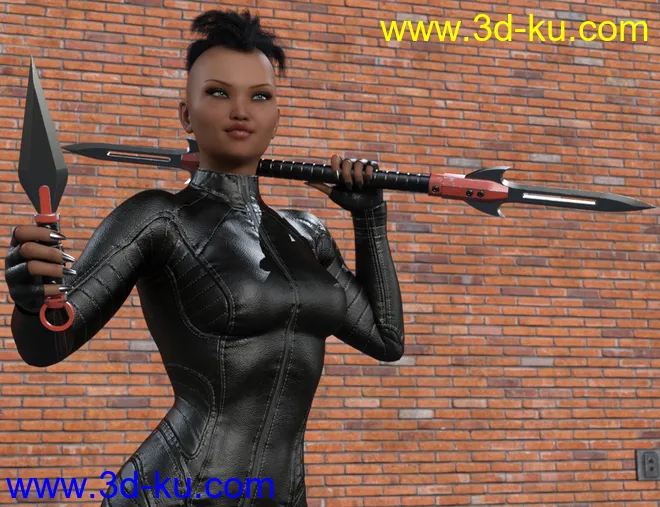 Blade Weapons 2 for Genesis 3 and 8模型的图片5