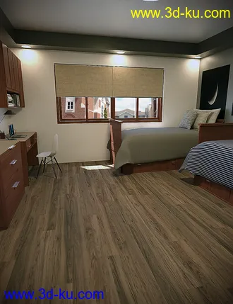 3D打印模型Boys Dorm Room的图片
