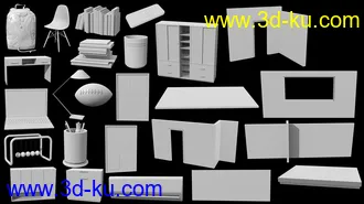 3D打印模型Boys Dorm Room的图片