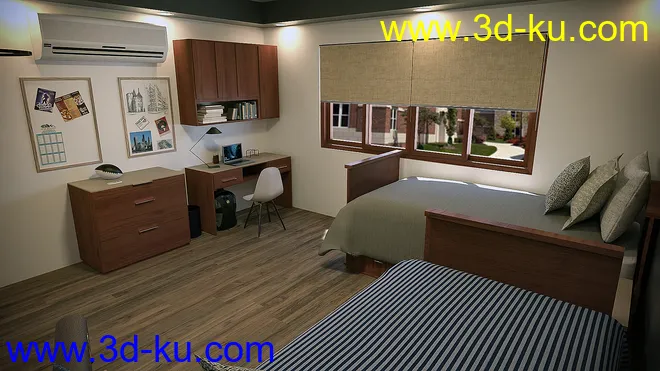 Boys Dorm Room模型的图片5