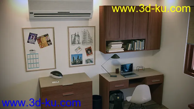Boys Dorm Room模型的图片6
