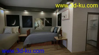 3D打印模型Boys Dorm Room的图片