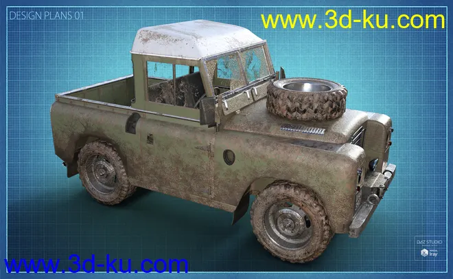 British Farm Pickup模型的图片6