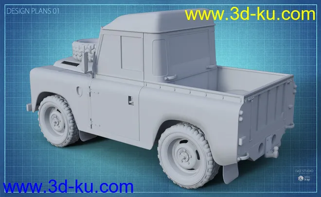 British Farm Pickup模型的图片9