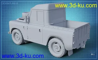 3D打印模型British Farm Pickup的图片
