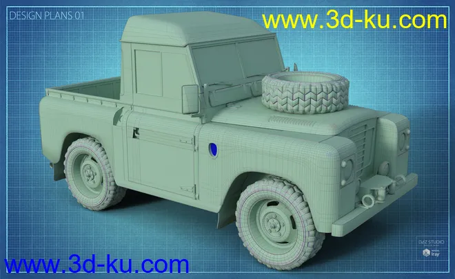 British Farm Pickup模型的图片10