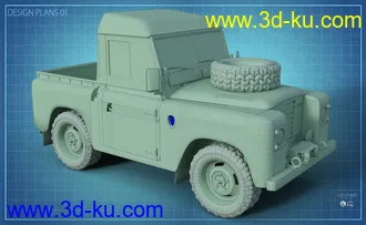 3D打印模型British Farm Pickup的图片