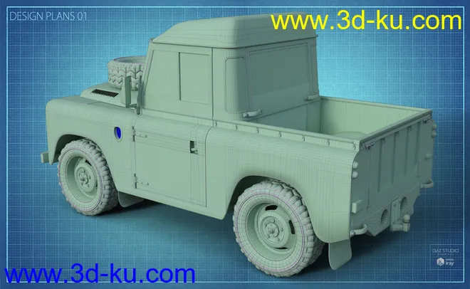 British Farm Pickup模型的图片11