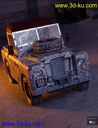 3D打印模型British Farm Pickup Addon的图片