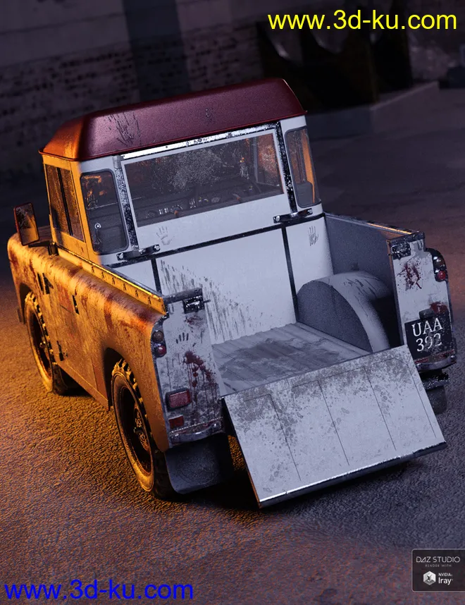 British Farm Pickup Addon模型的图片2