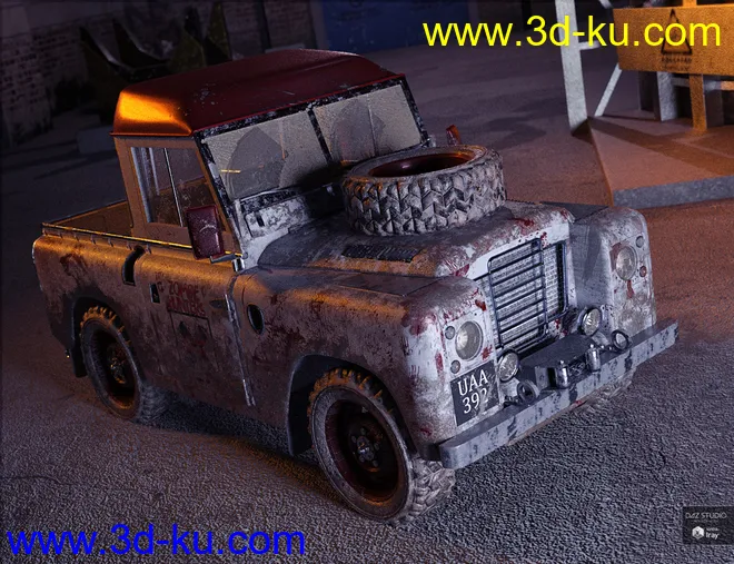 British Farm Pickup Addon模型的图片3