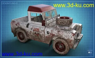 3D打印模型British Farm Pickup Addon的图片