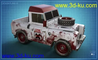 3D打印模型British Farm Pickup Addon的图片