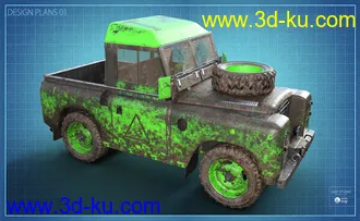 3D打印模型British Farm Pickup Addon的图片