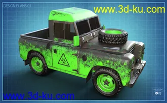 3D打印模型British Farm Pickup Addon的图片