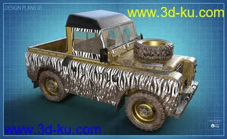3D打印模型British Farm Pickup Addon的图片