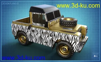 3D打印模型British Farm Pickup Addon的图片
