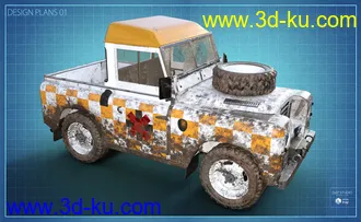 3D打印模型British Farm Pickup Addon的图片