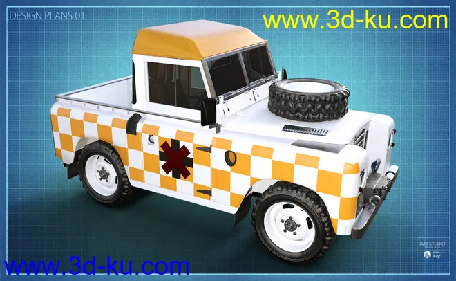 British Farm Pickup Addon模型的图片13