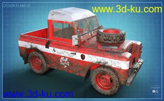 3D打印模型British Farm Pickup Addon的图片