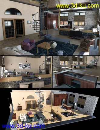 3D打印模型Brooklyn Flat的图片