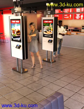 3D打印模型Burger Restaurant的图片