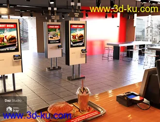3D打印模型Burger Restaurant的图片