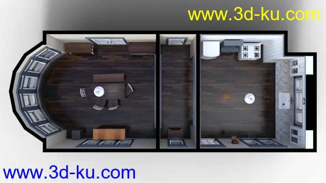 C3D Country Kitchen模型的图片10