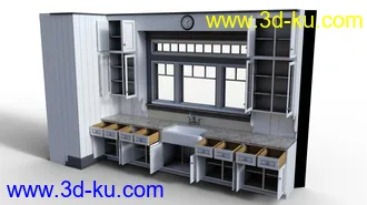 3D打印模型C3D Country Kitchen的图片