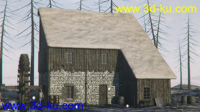 Cabin In The Snow模型的图片2