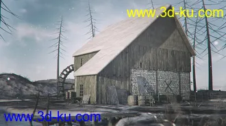 3D打印模型Cabin In The Snow的图片