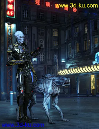 3D打印模型Cassius HD for Daz Dog 8的图片
