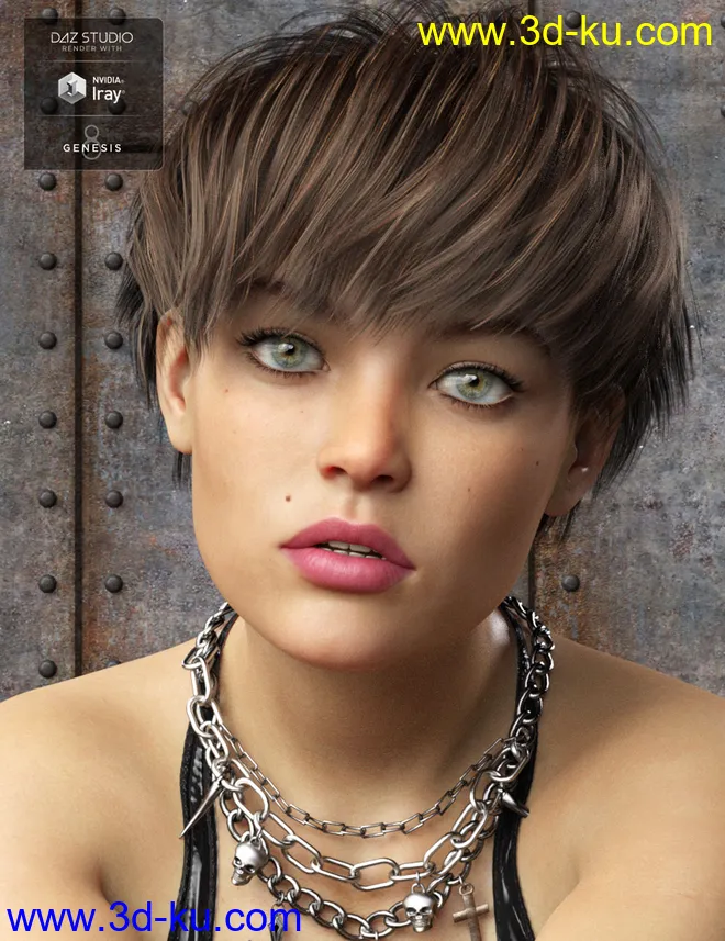 Catallena HD for Genesis 8 Female模型的图片1