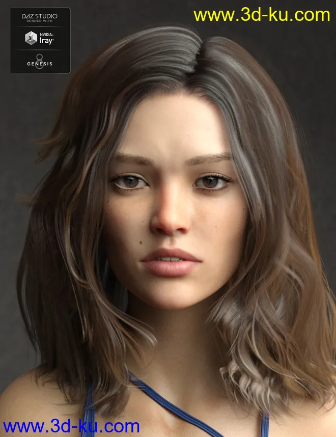 Catallena HD for Genesis 8 Female模型的图片2