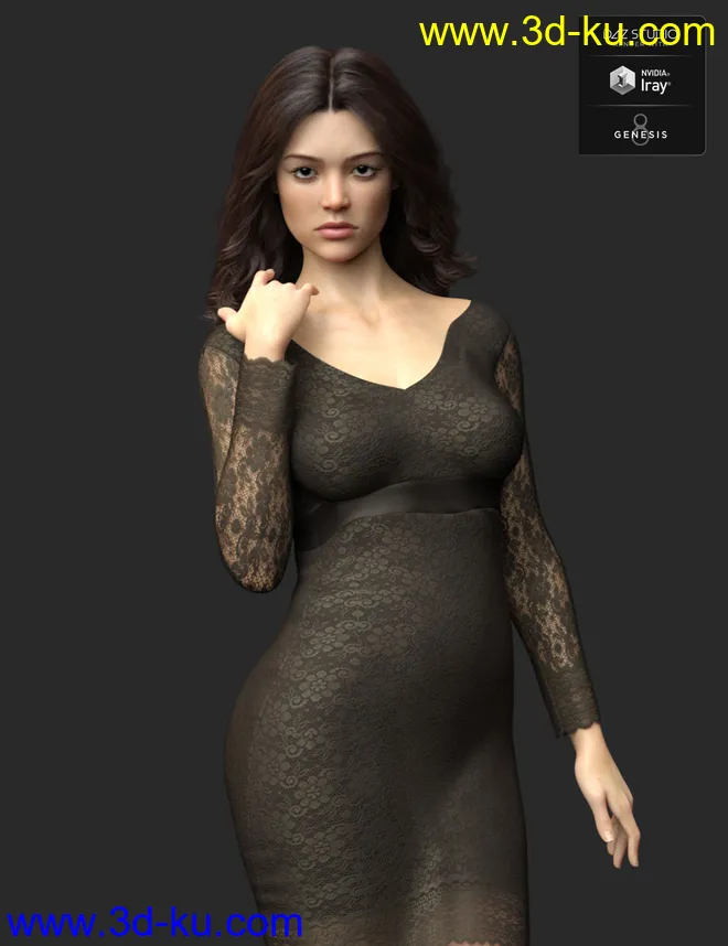 Catallena HD for Genesis 8 Female模型的图片4