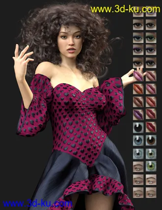 3D打印模型Catallena HD for Genesis 8 Female的图片