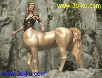 3D打印模型CC Centaur Breeds for Genesis 8 Male and Female Centaur的图片