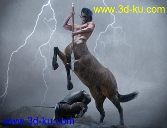 3D打印模型CC Centaur Breeds for Genesis 8 Male and Female Centaur的图片