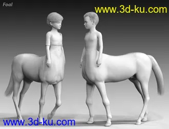 CC Centaur Breeds for Genesis 8 Male and Female Centaur模型的图片14
