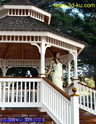 3D打印模型Cedar Gazebo的图片