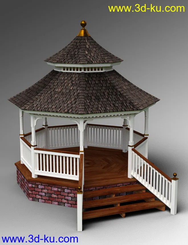 Cedar Gazebo模型的图片5